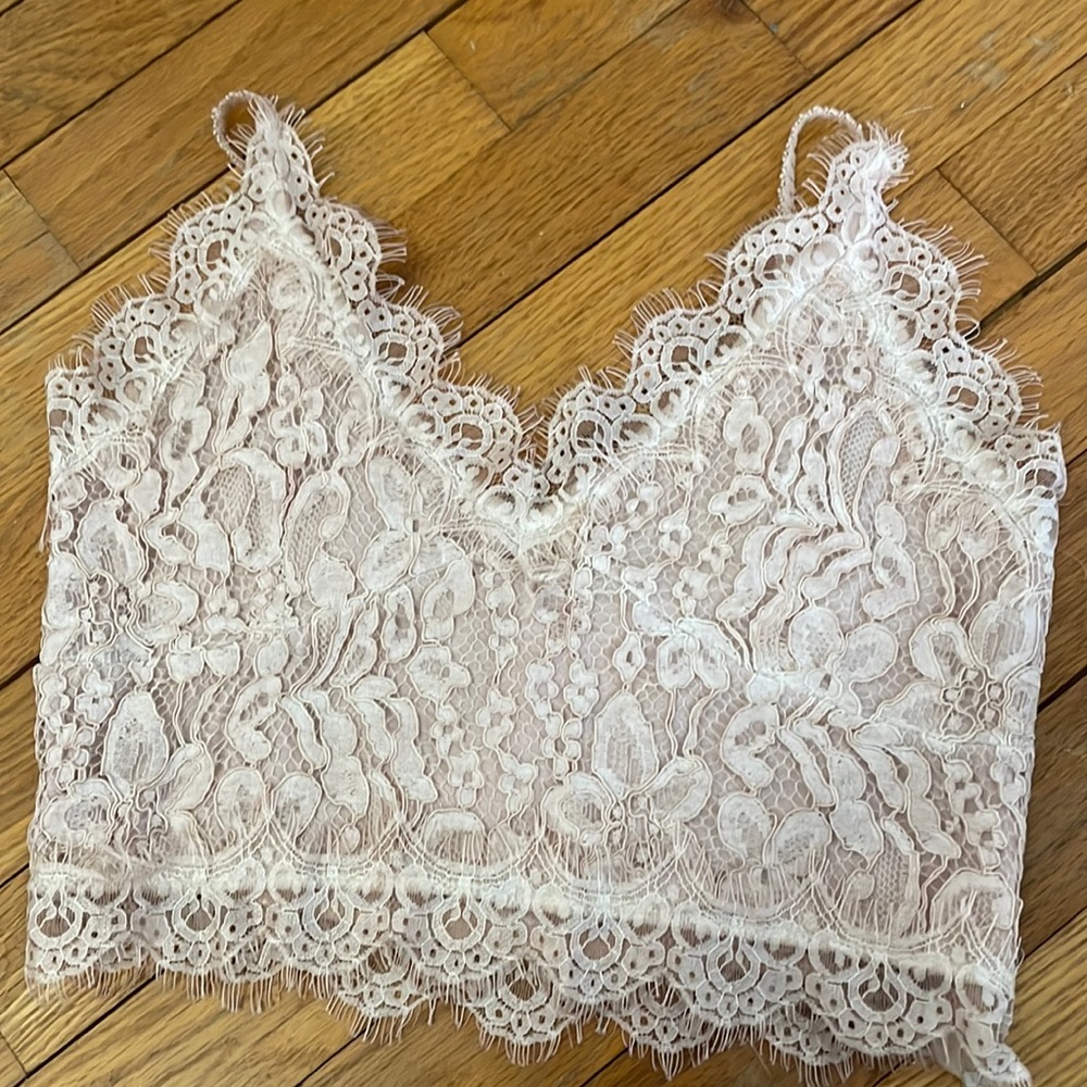 Blush crop top, new with tags!